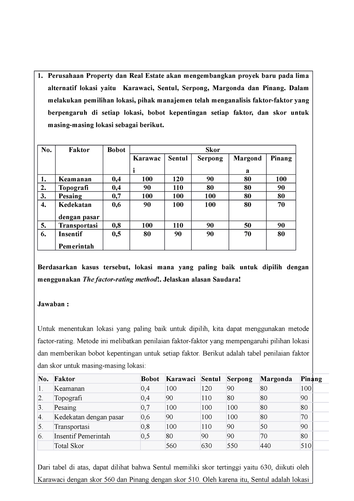 Elearning 2 - Manajemen Operasi Jasa EKMA4369 - Perusahaan Property Dan ...