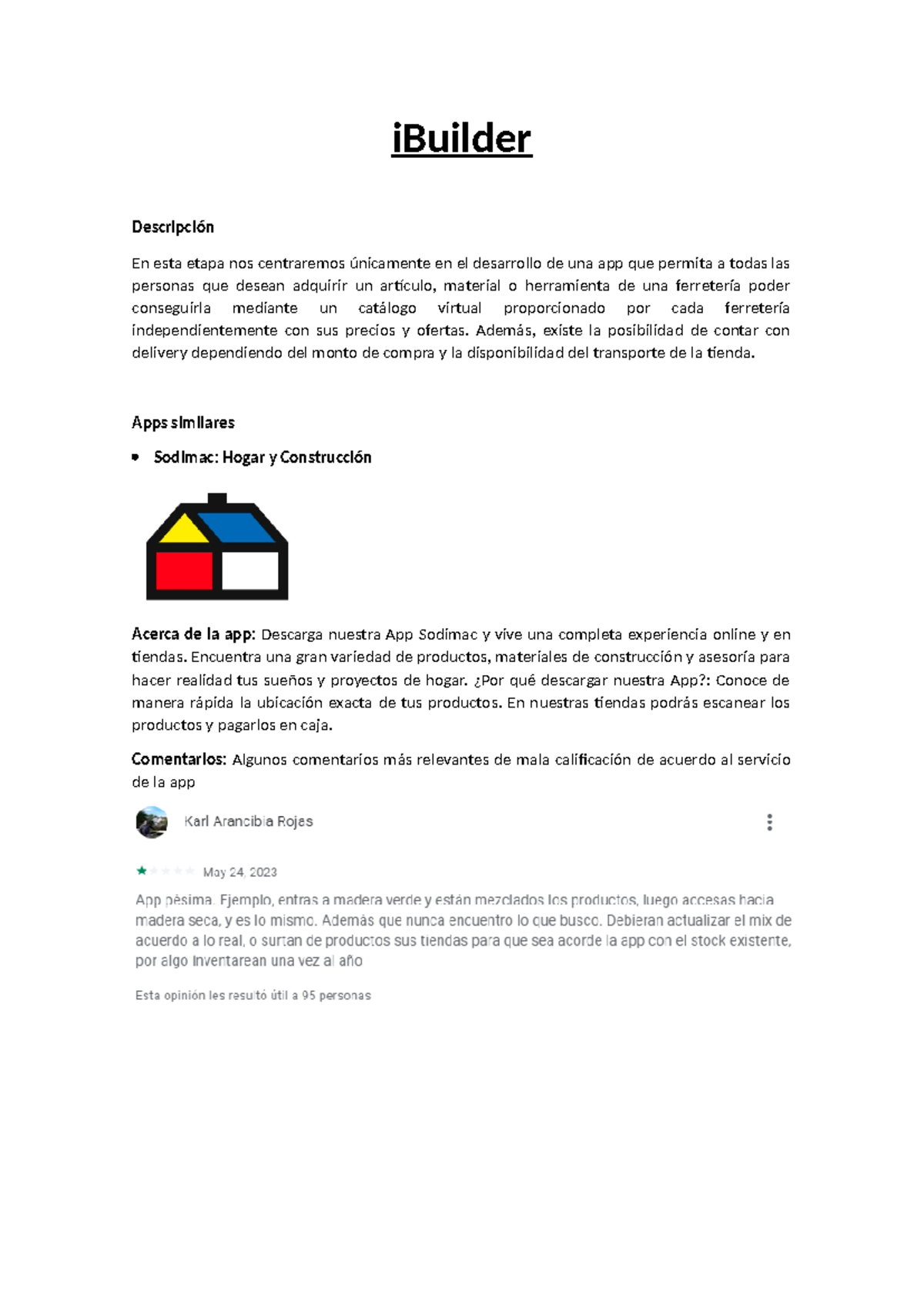 EEEE - iBuilder Descripción En esta etapa nos centraremos únicamente en ...