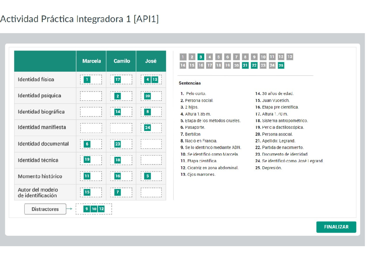 Api 1 ID fisica humana - Identificación Física Humana - Siglo 21 - Studocu
