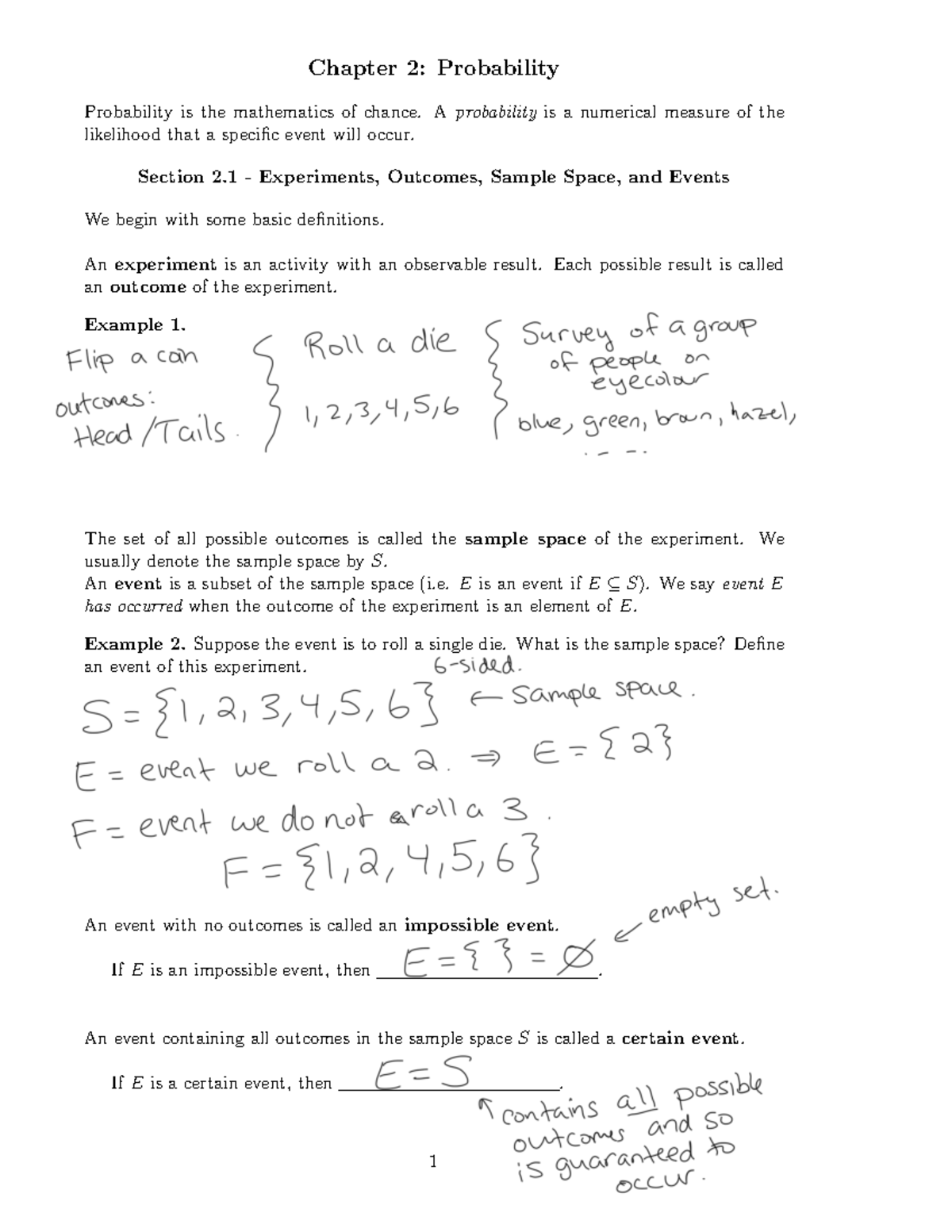 course 2 chapter 9 probability lesson 1 homework practice answers