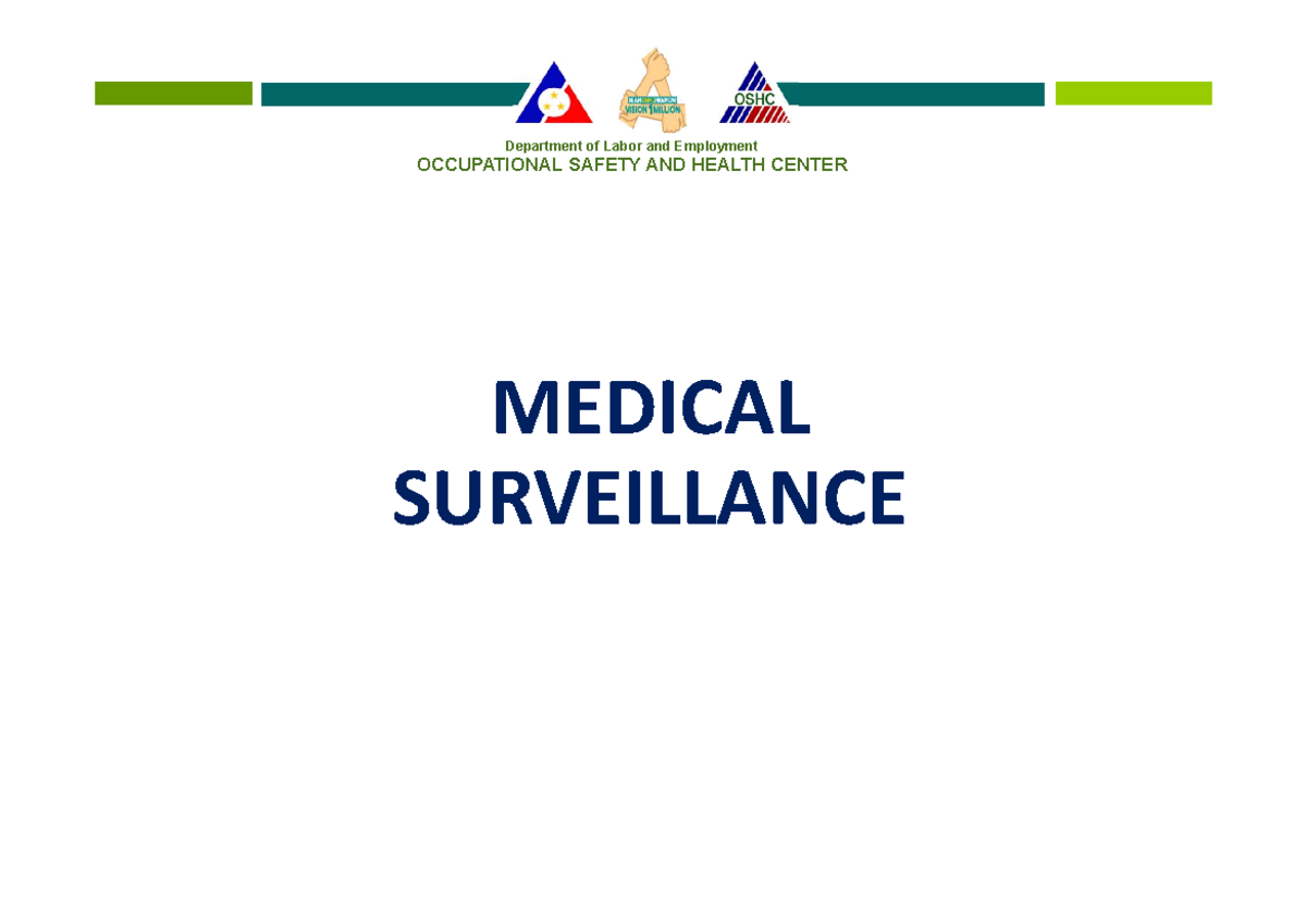 Day 2 Module 22B Medical Surveillance Participant Copy OCCUPATIONAL