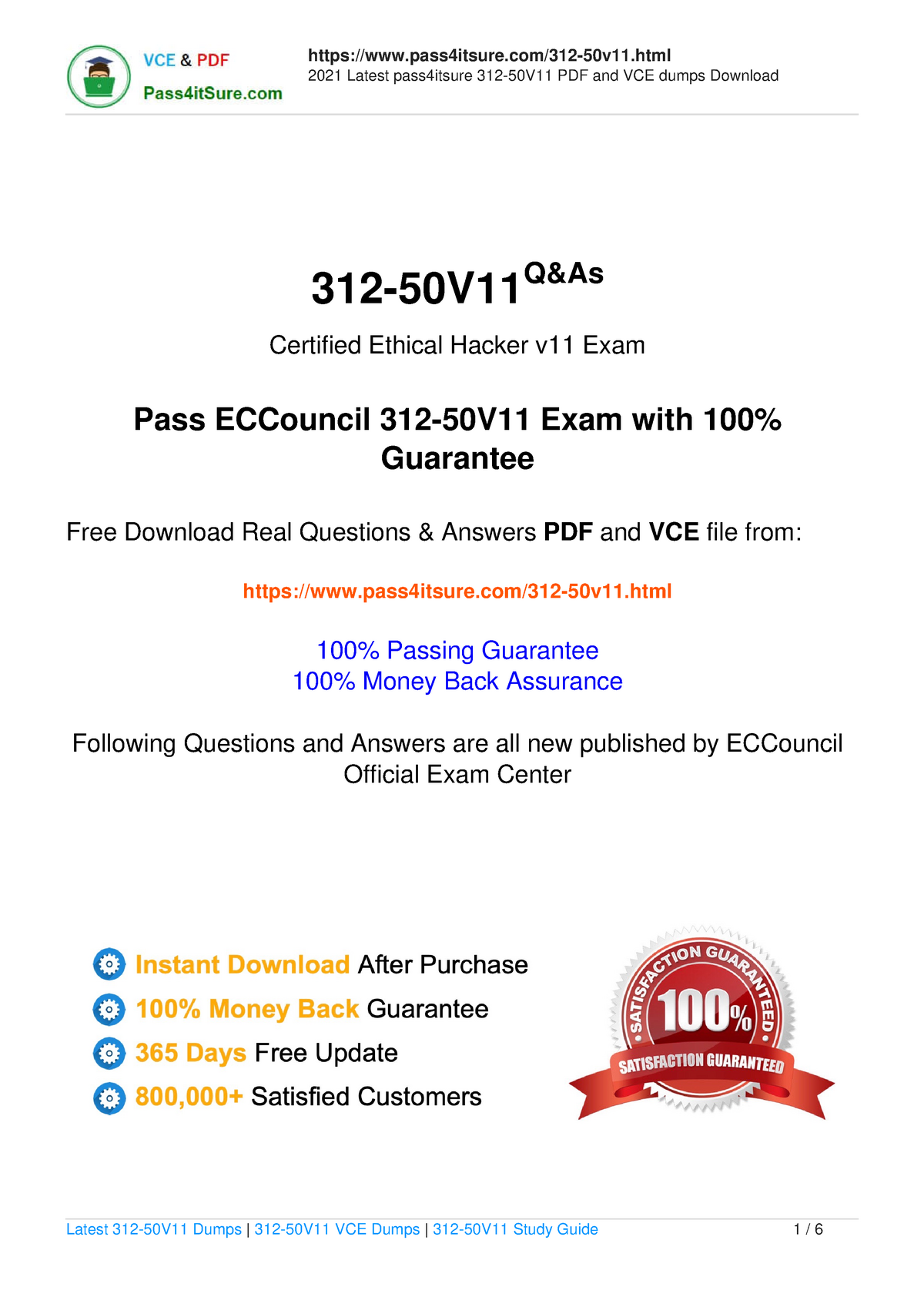 [2021.4] Pass4itsure EC-COUNCIL CEH v11 312-50V11 exam Sns-Brigh10