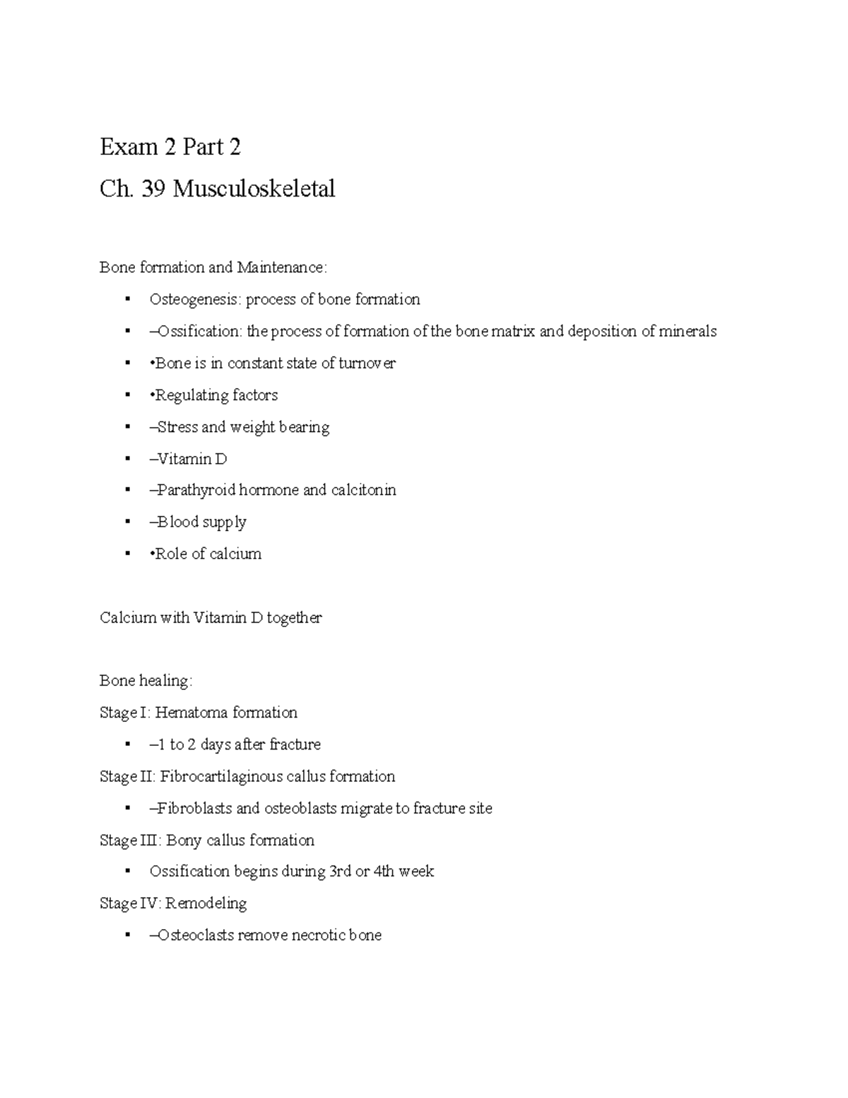 Exam 2 Part 2 - notes notes notes notes notes notes notes notes notes ...