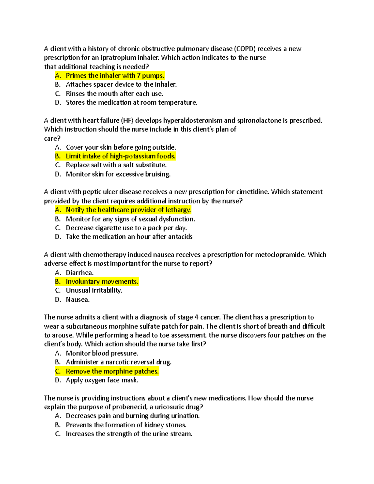 hesi case study psychosis answers