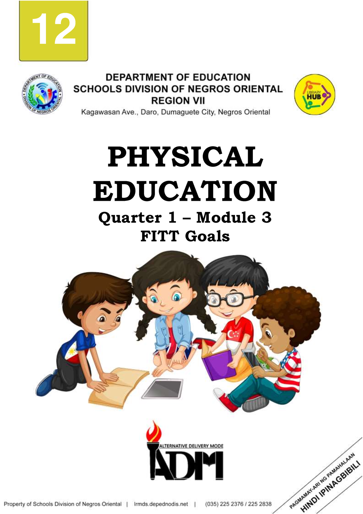 PE 12 - Module 3 For Teacher - 12 PHYSICAL EDUCATION Quarter 1 – Module ...