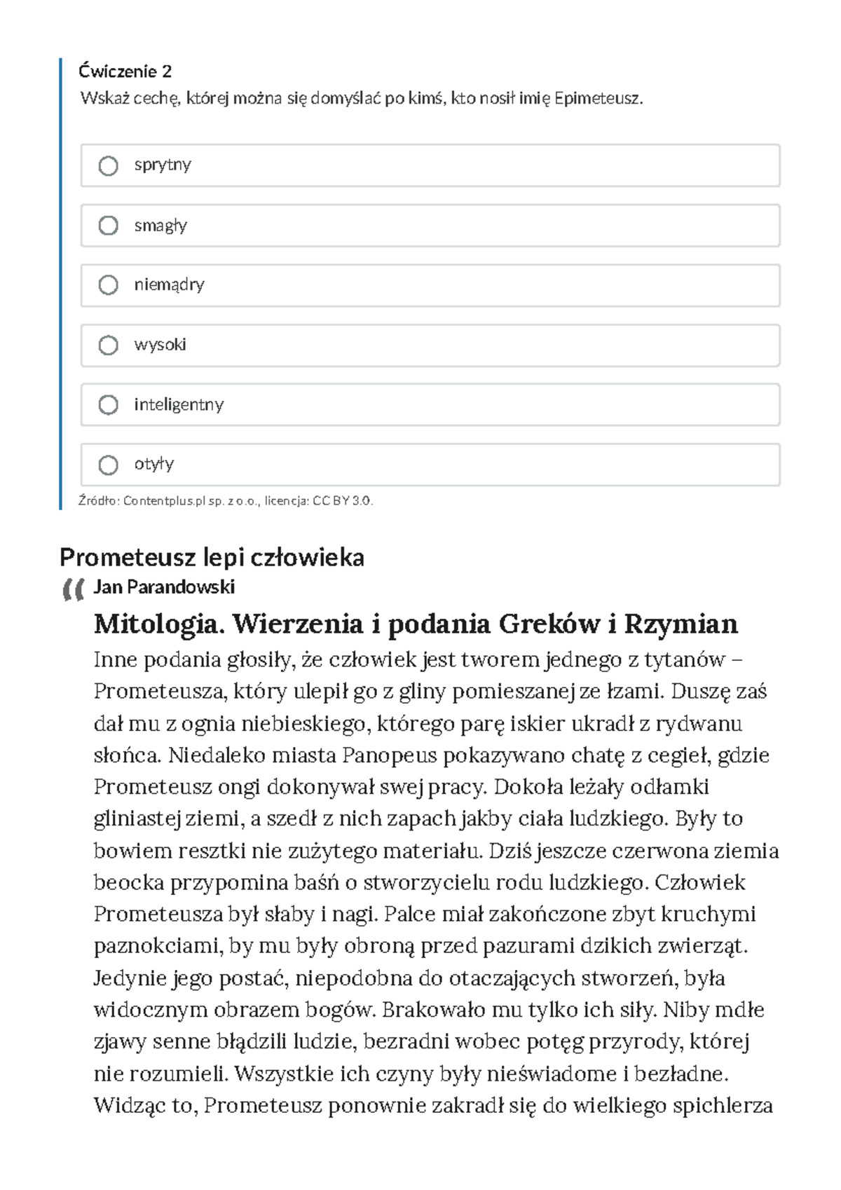 5 - prometeusz - Ćwiczenie 2 Źródło: Contentplus sp. z o., licencja: CC