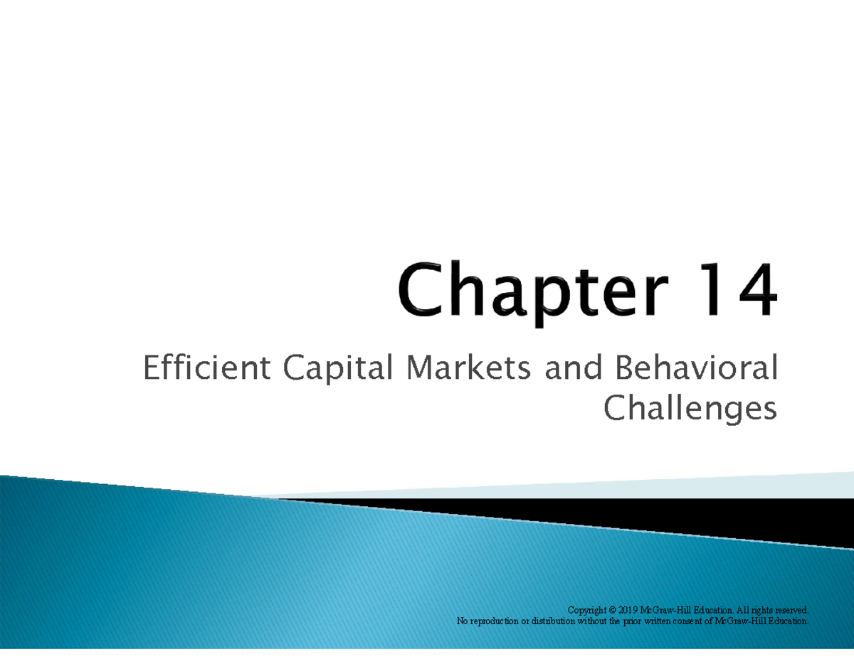 RWJ Corp 12e PPT Ch14 - chương 14 - Copyright © 2019 McGraw-Hill ...