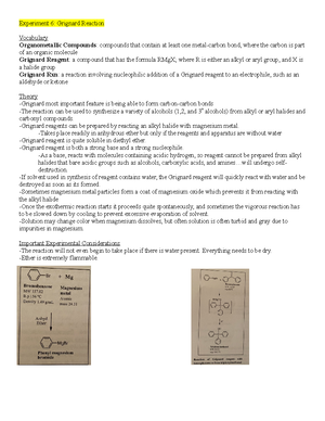 Ochem Lab Report 1 - Dibenzalacetone Synthesis Through A Claisen ...