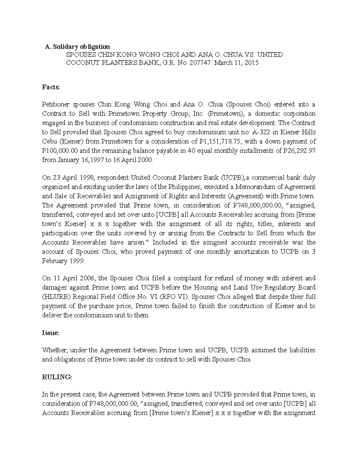 CASE 20 - CASE DIGEST FOR PEOPLE VS SUMAILA SUPREAM COURT ORDER ...