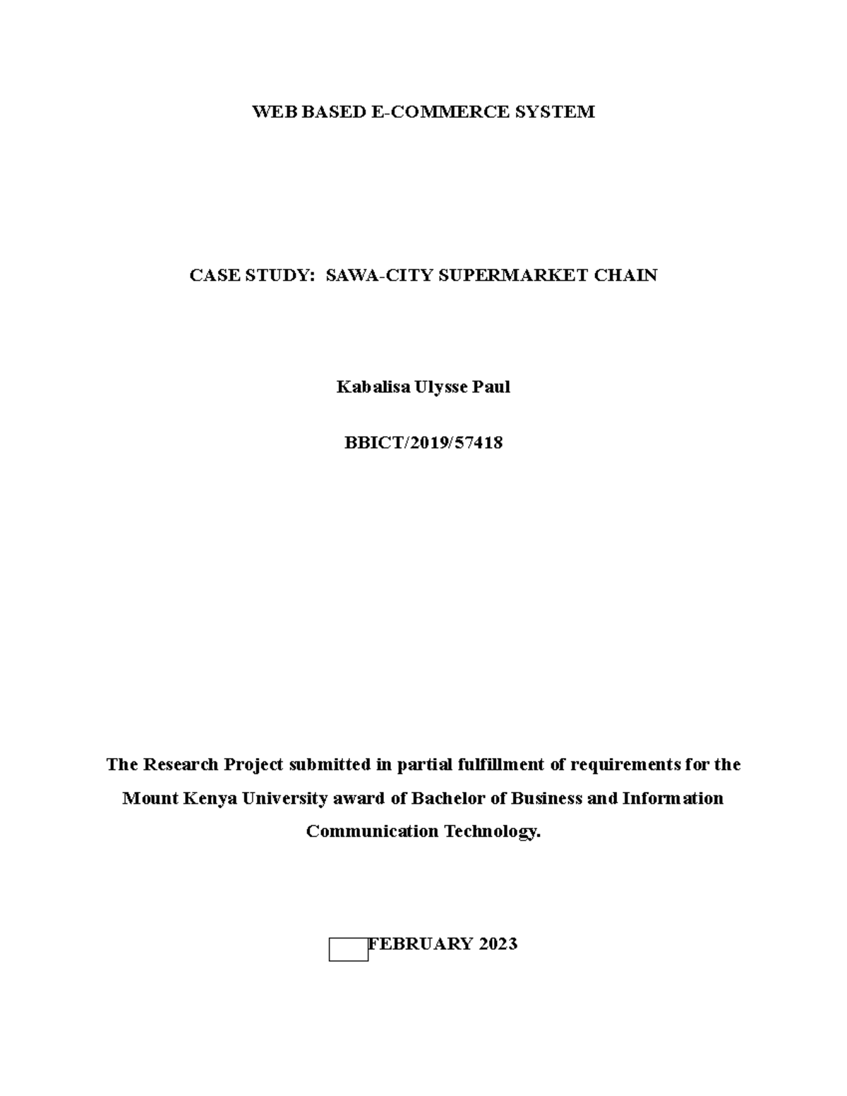 E-commerce web syst - its project report - WEB BASED E-COMMERCE SYSTEM ...