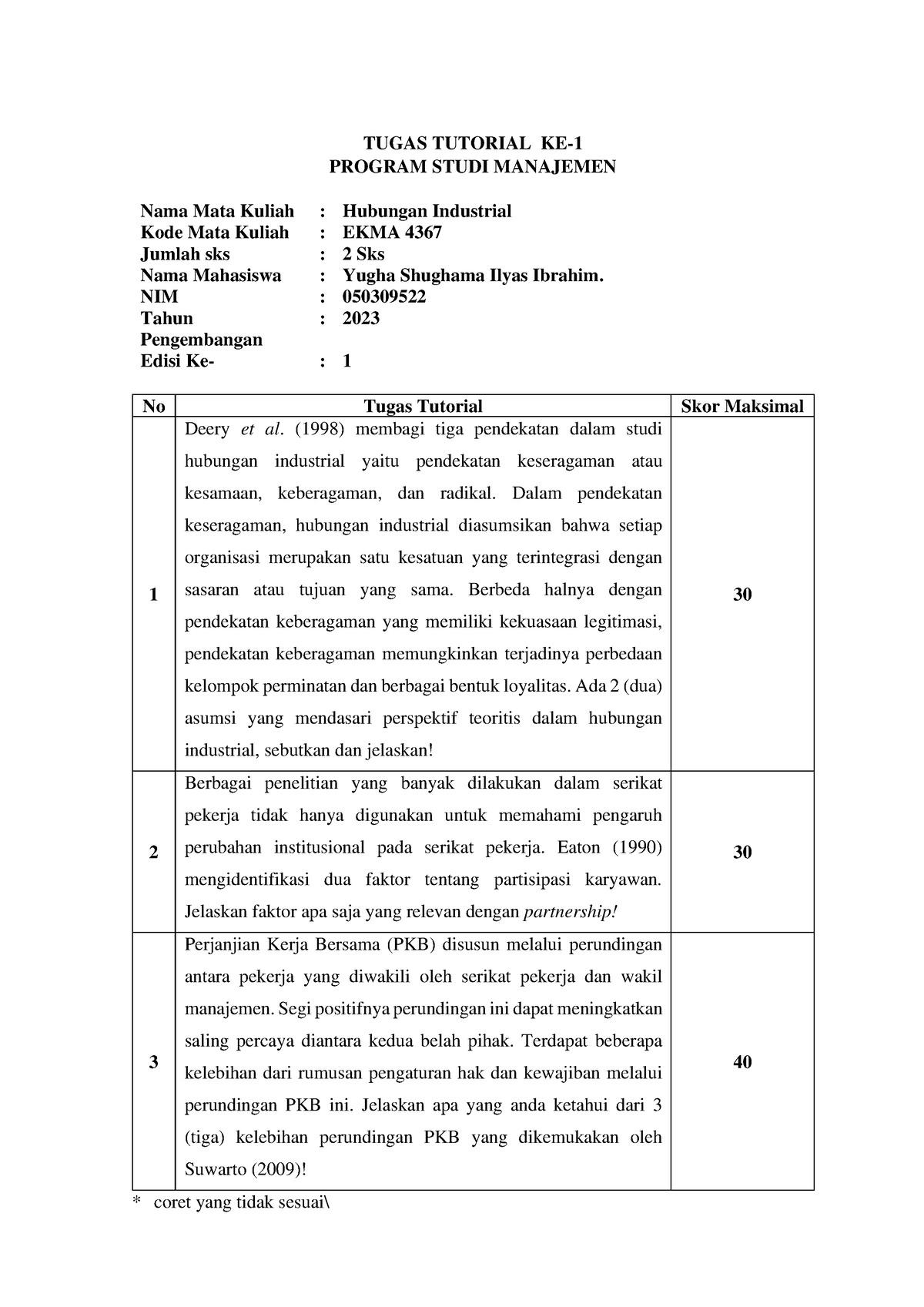 Tugas Tutorial 1 - Rwerwew3b4545b2 - TUGAS TUTORIAL KE- 1 PROGRAM STUDI ...