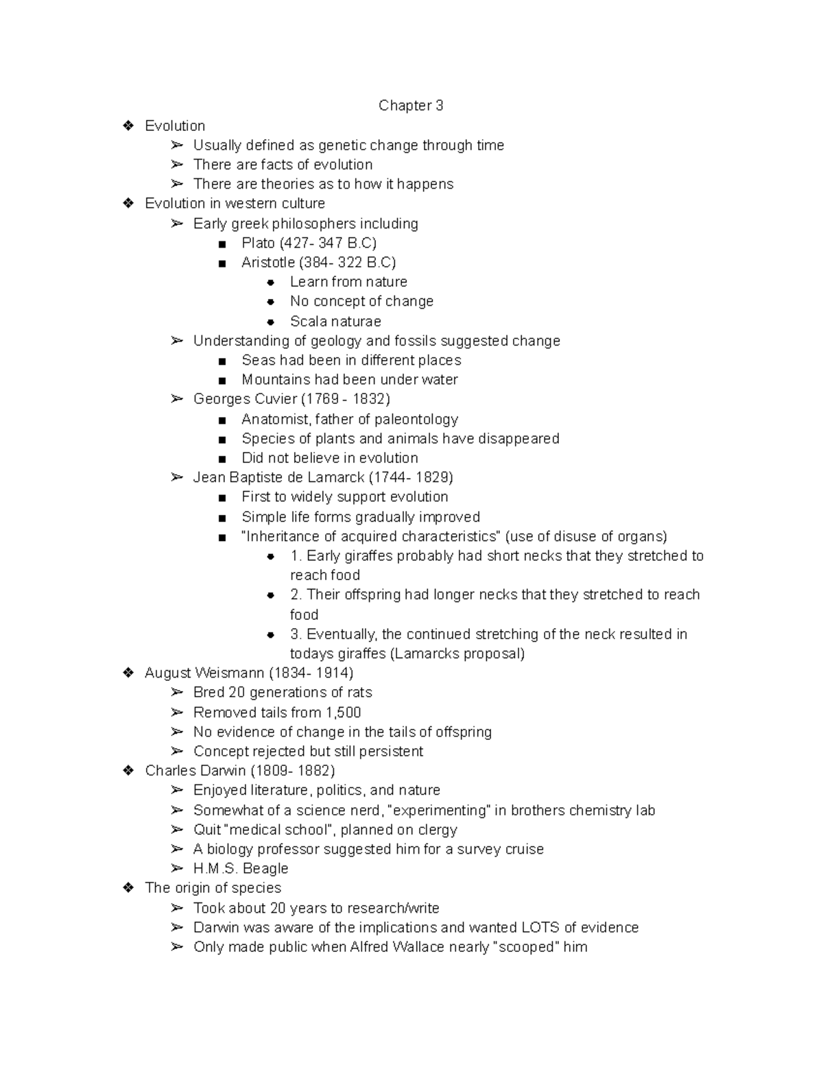 Chapter 3, Man and the Enviroment - Chapter 3 Evolution Usually defined ...