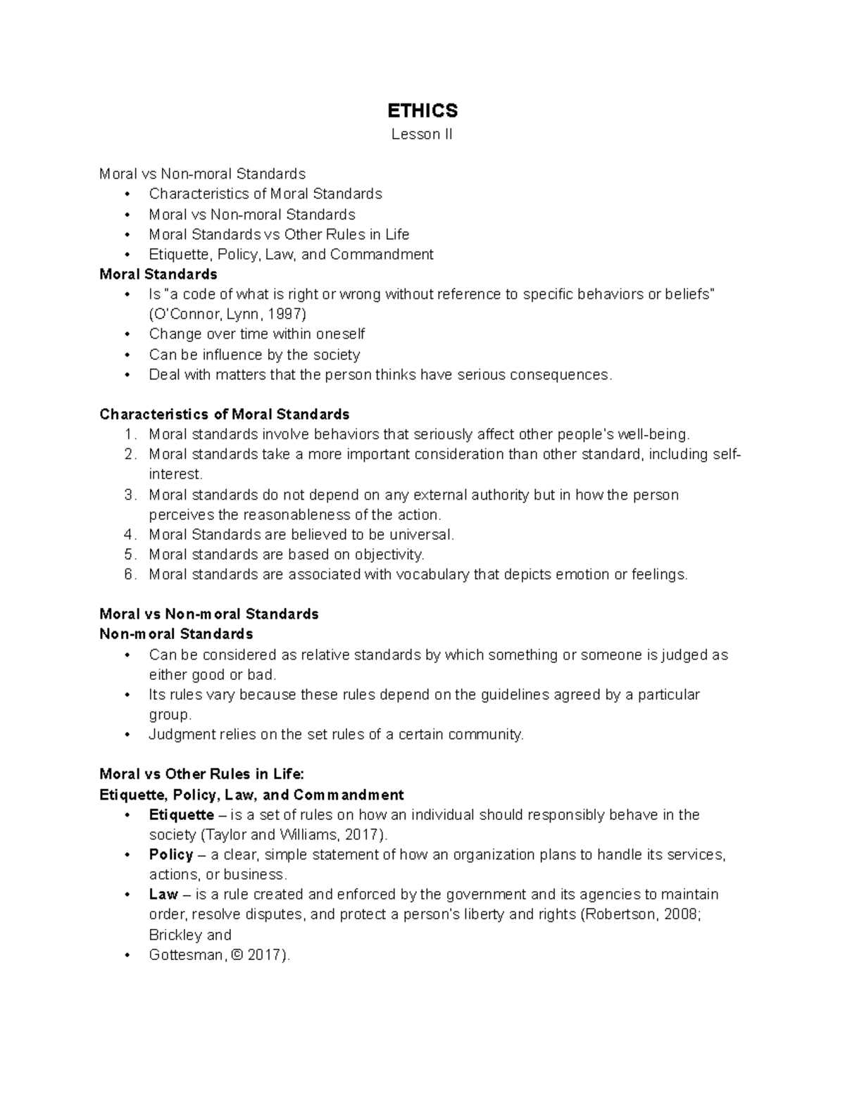 ethics-m2-moral-vs-non-moral-standards-ethics-lesson-ii-moral-vs