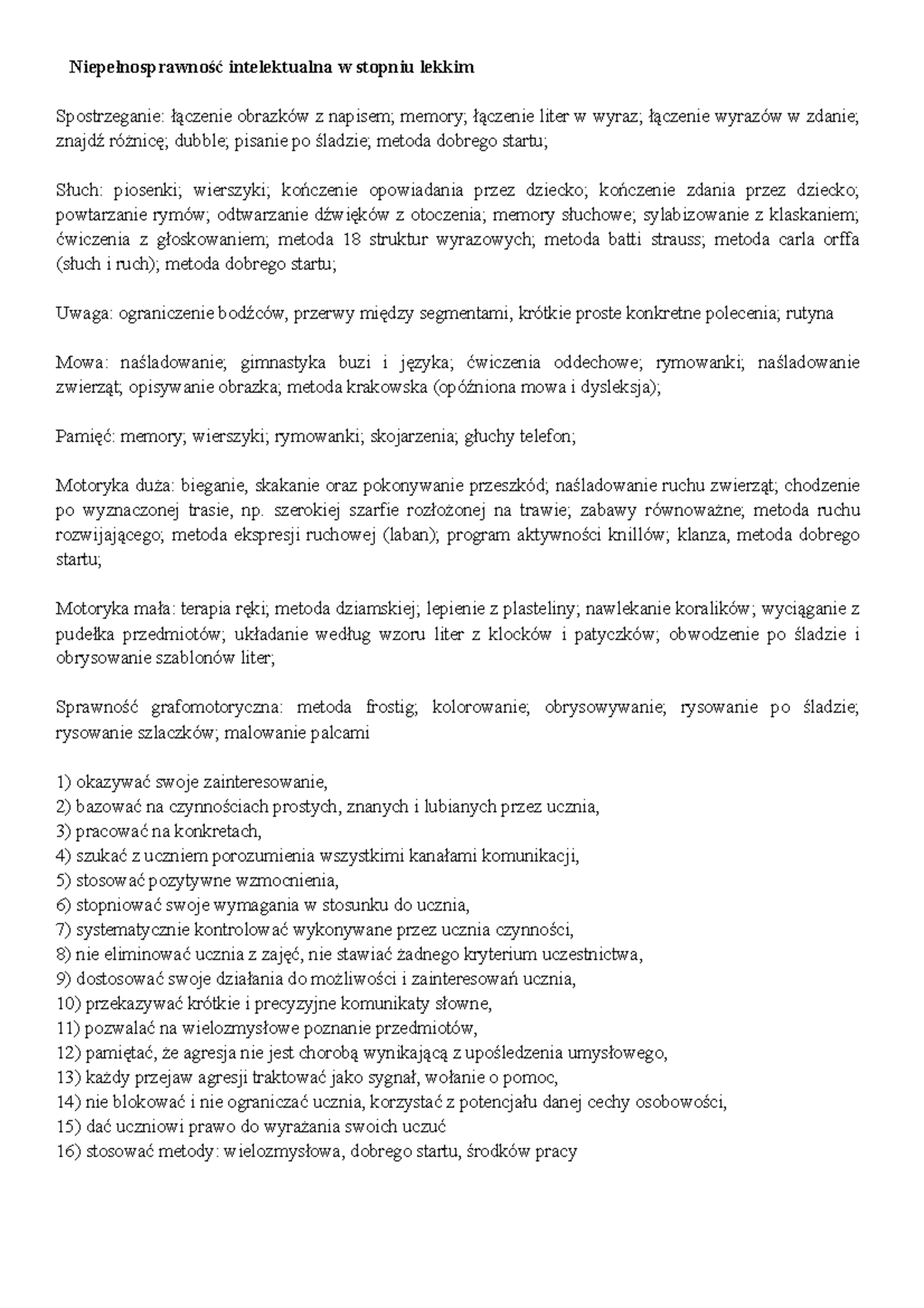 Sprawdzian Ze Słowotwórstwa 3 Gimnazjum Niepełnosprawność W Stopniu Lekkim