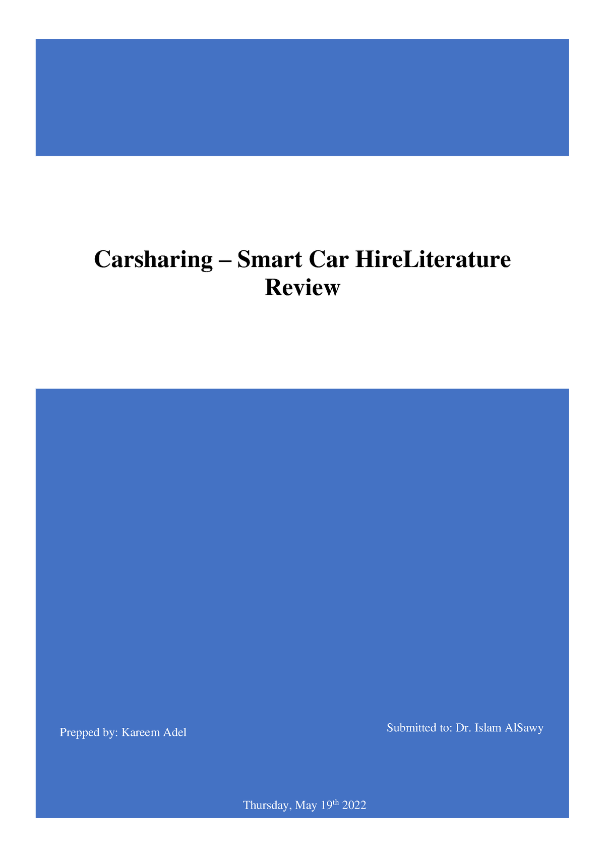 carsharing a systematic literature review and research agenda