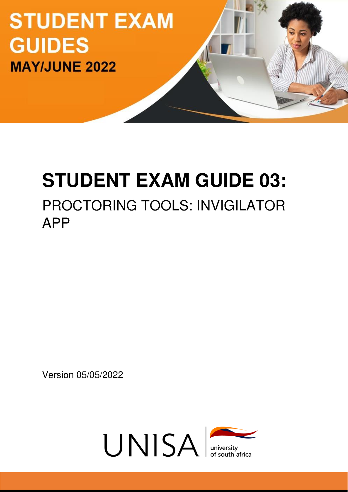 03 - Proctoring Tools - Invigilator App - STUDENT EXAM GUIDE 03 ...