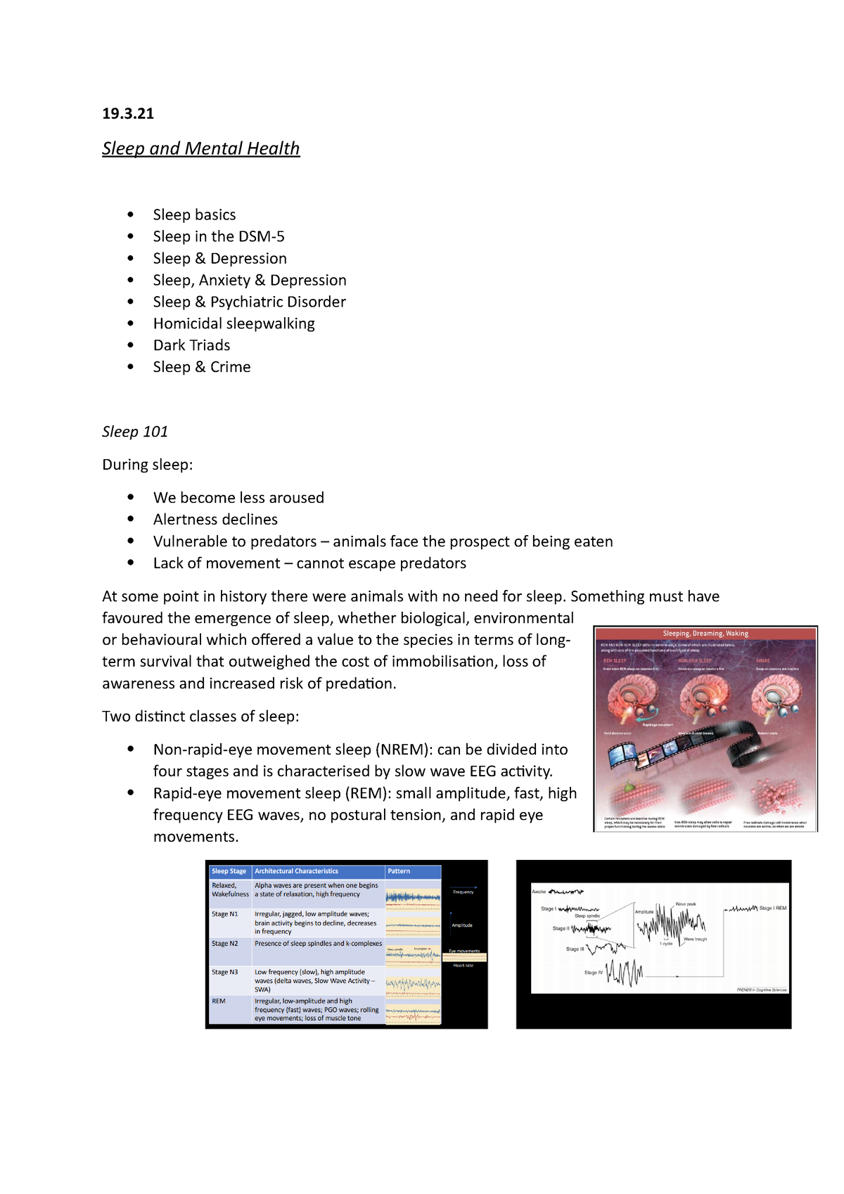 Sleep And Mental Health Lecture 18 19 - 19. Sleep And Mental Health ...