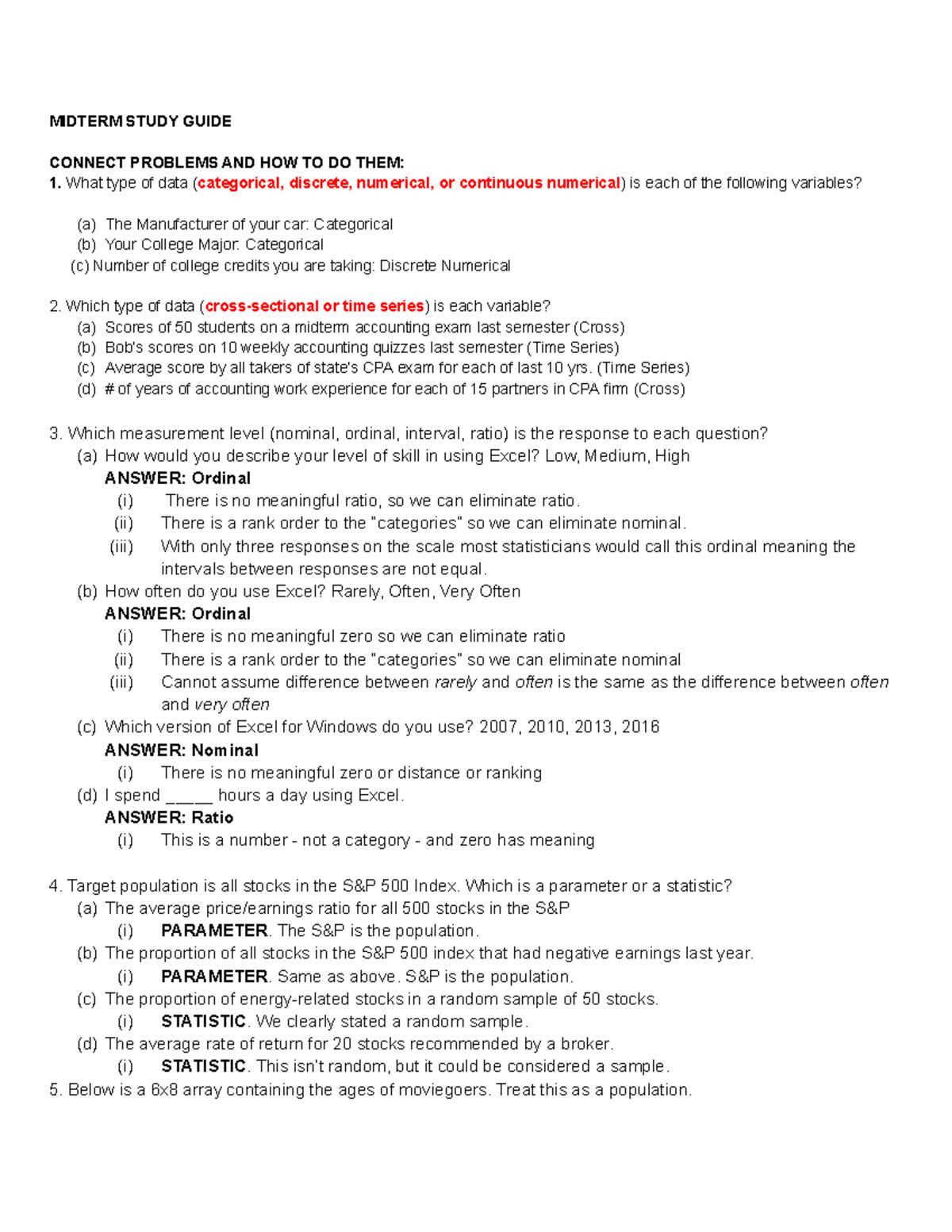 BUAD 310 Study Guide - Has Critical Connect Questions And Test ...