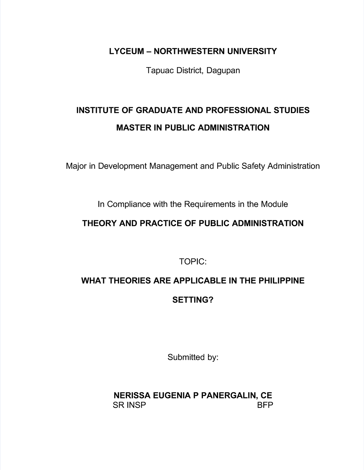 public administration thesis pdf philippines