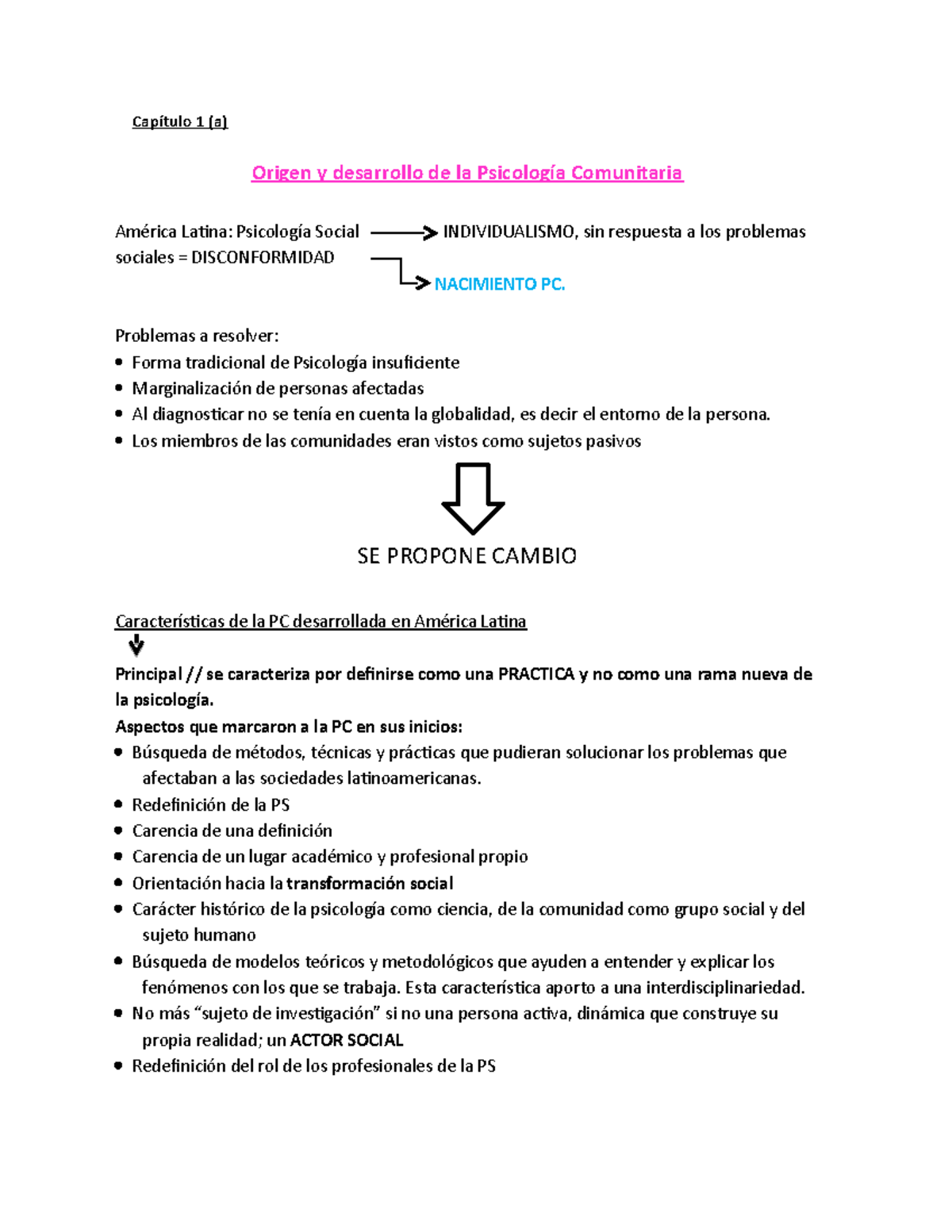 Resumen 1er Parcial - Espero Que Les Sirva - Capítulo 1 (a) Origen Y ...