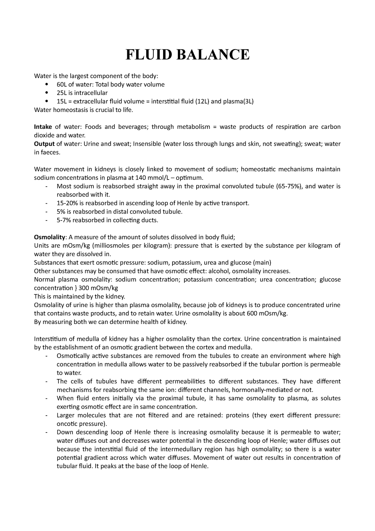 fluid-balance-fluid-balance-water-is-the-largest-component-of-the