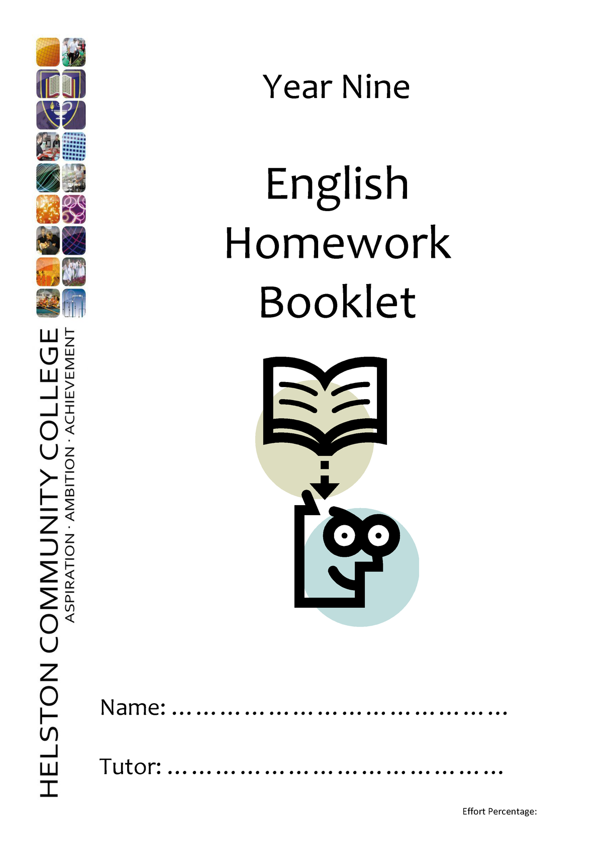 Y9 English Booklet General - Year Nine English Homework Booklet Name ...