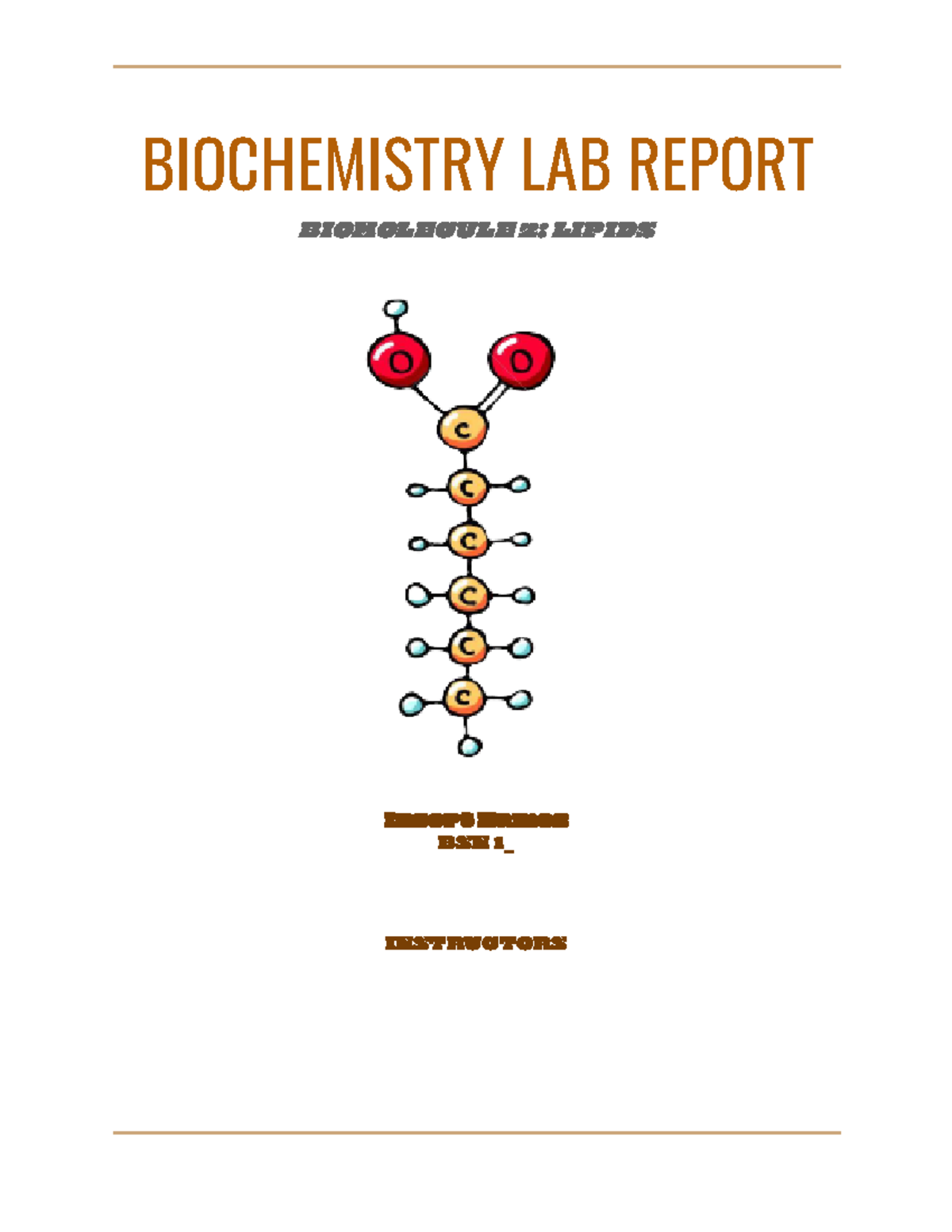 AXEL Broñosa - Laboratory Activity Lipids 1 - BIOCHEMISTRY LAB REPORT ...