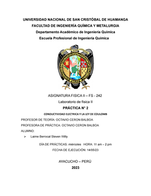 Fisica 4 Labocorrr - SEGUNDO PRINCIPIO DE LA DINÁMICA Y EQUILIBRIO ...