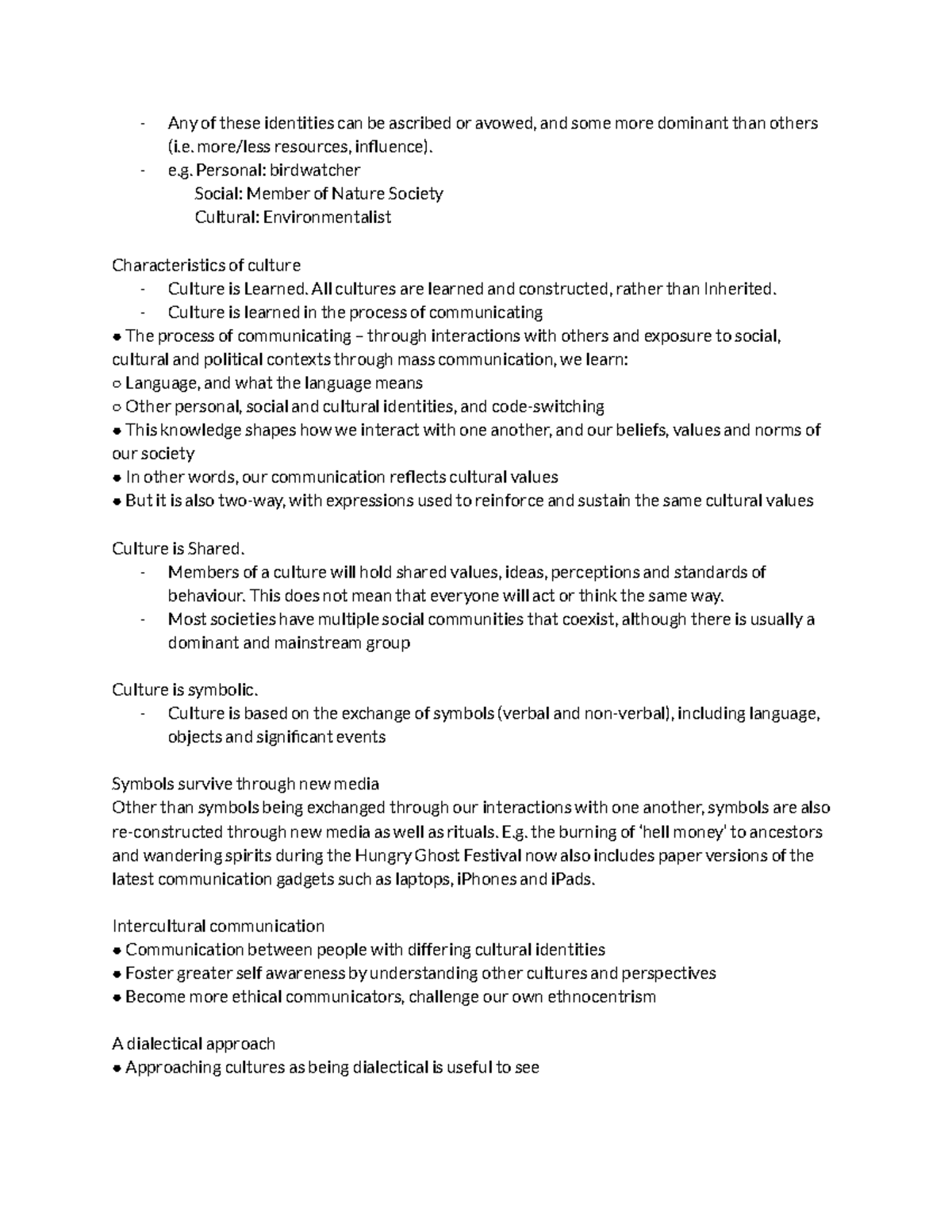 NM1101E LECT 9 - NM1101 - Any of these identities can be ascribed or ...