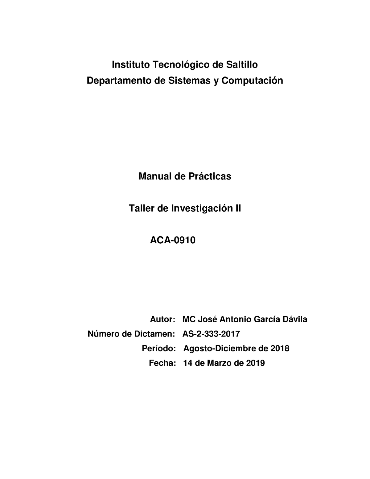 Ti Manual De Pr Cticas Ver Definitiva Instituto Tecnol Gico De Saltillo Departamento De