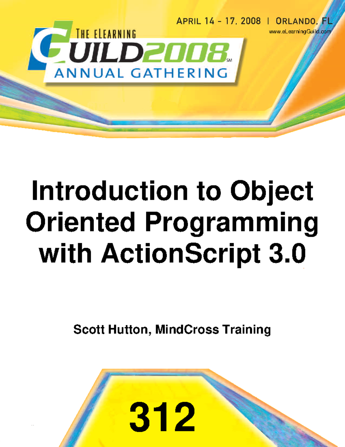 Ag08-312-hutton Textbook - eLearningGuild Introduction to Object ...