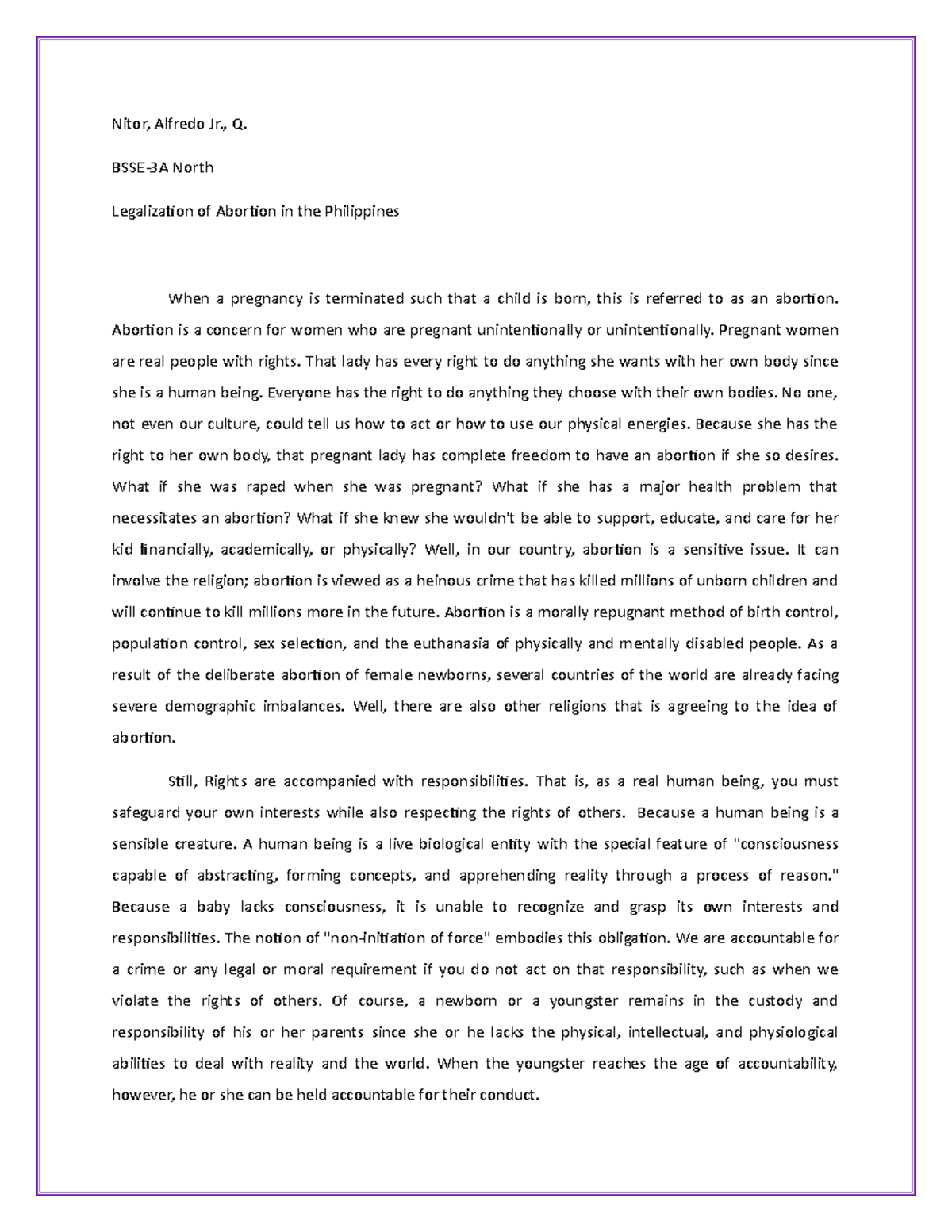 Nitor-Position Paper - uploaded - Nitor, Alfredo Jr., Q. BSSE-3A North ...