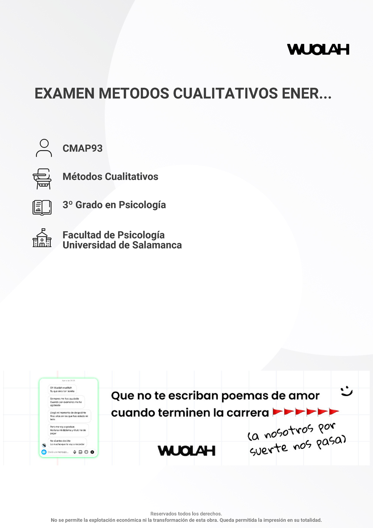 Examen Metodos Cualitativos Enero 2019 - EXAMEN METODOS CUALITATIVOS ...