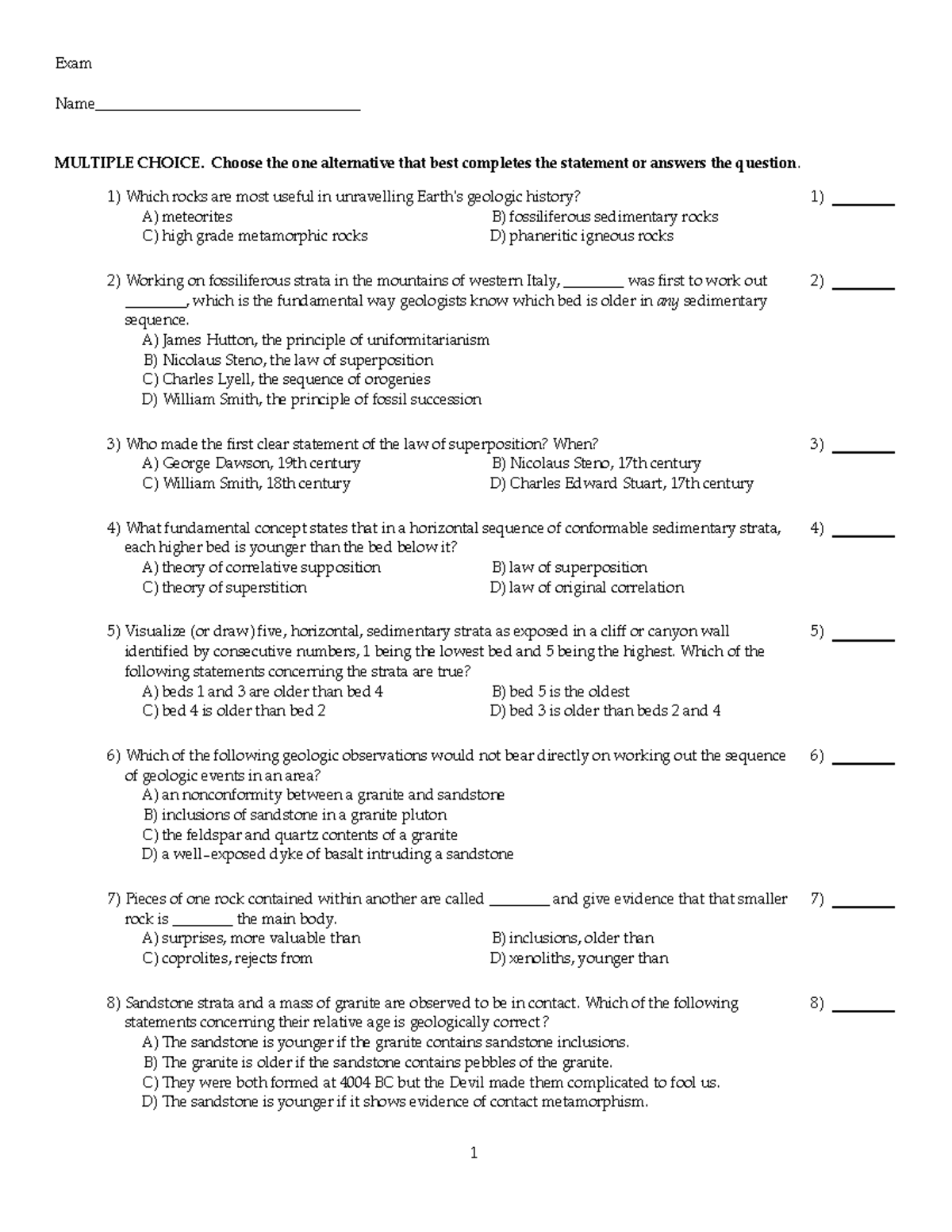 Ch8 Question Bank With Solutions - Exam Name ...