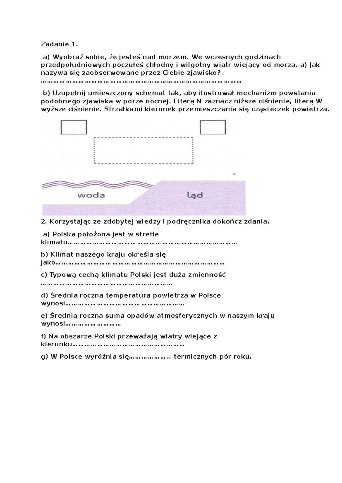 Sprawdzian Z Klimatu 3 Gimnazjum