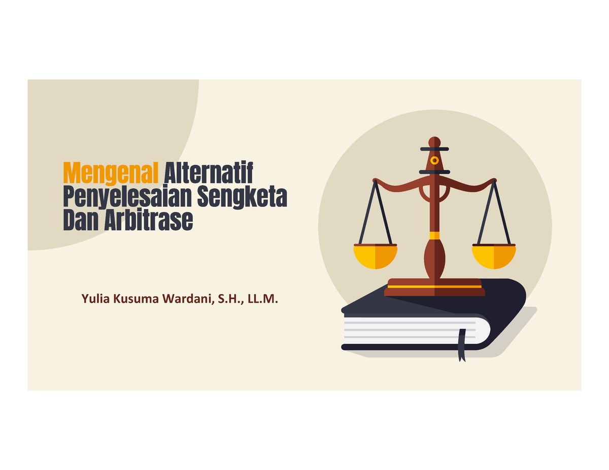 Abitrase - Mengenal Alternatif Penyelesaian Sengketa Dan Arbitrase ...