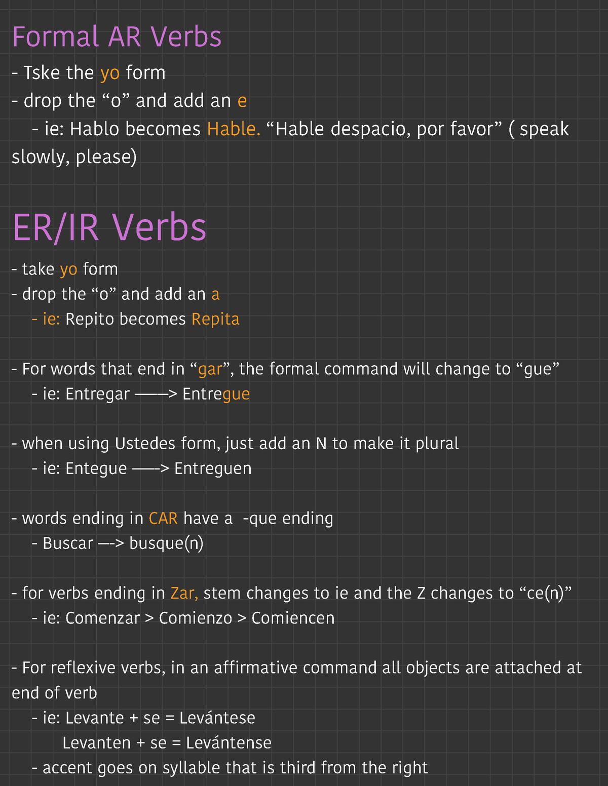 formal-commands-los-mandatos-formales-formal-ar-verbs-tske-the-yo