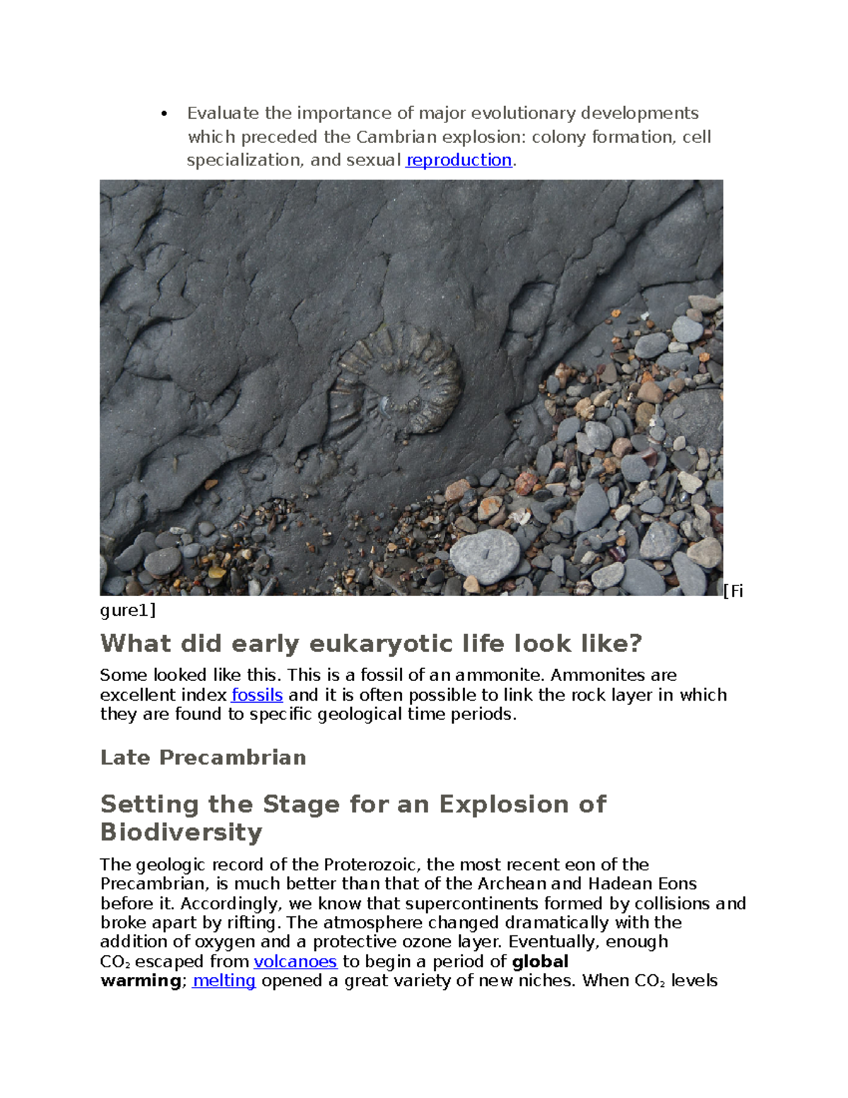 Biology Study Guide part 30 Evaluate the importance of major