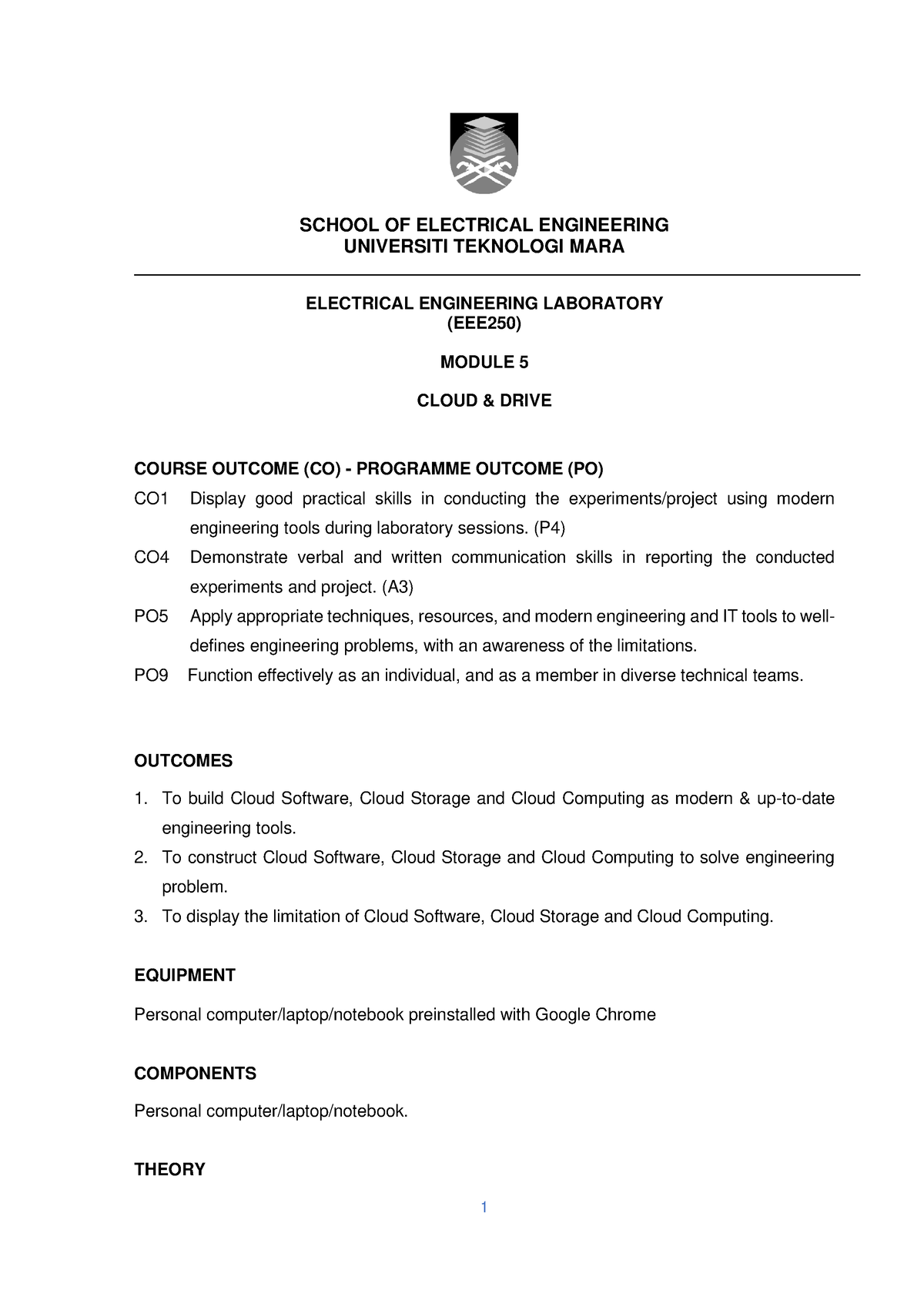 Module 5 - For Knowledge - SCHOOL OF ELECTRICAL ENGINEERING UNIVERSITI ...