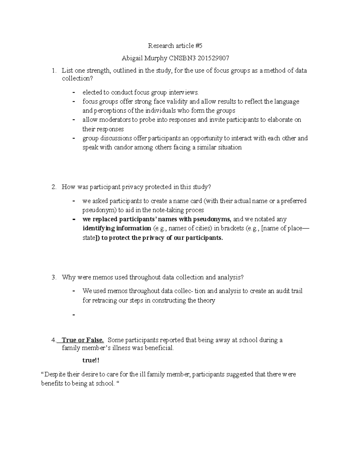 Articlesubmission 5 - Assignment #5 - Research article Abigail Murphy ...