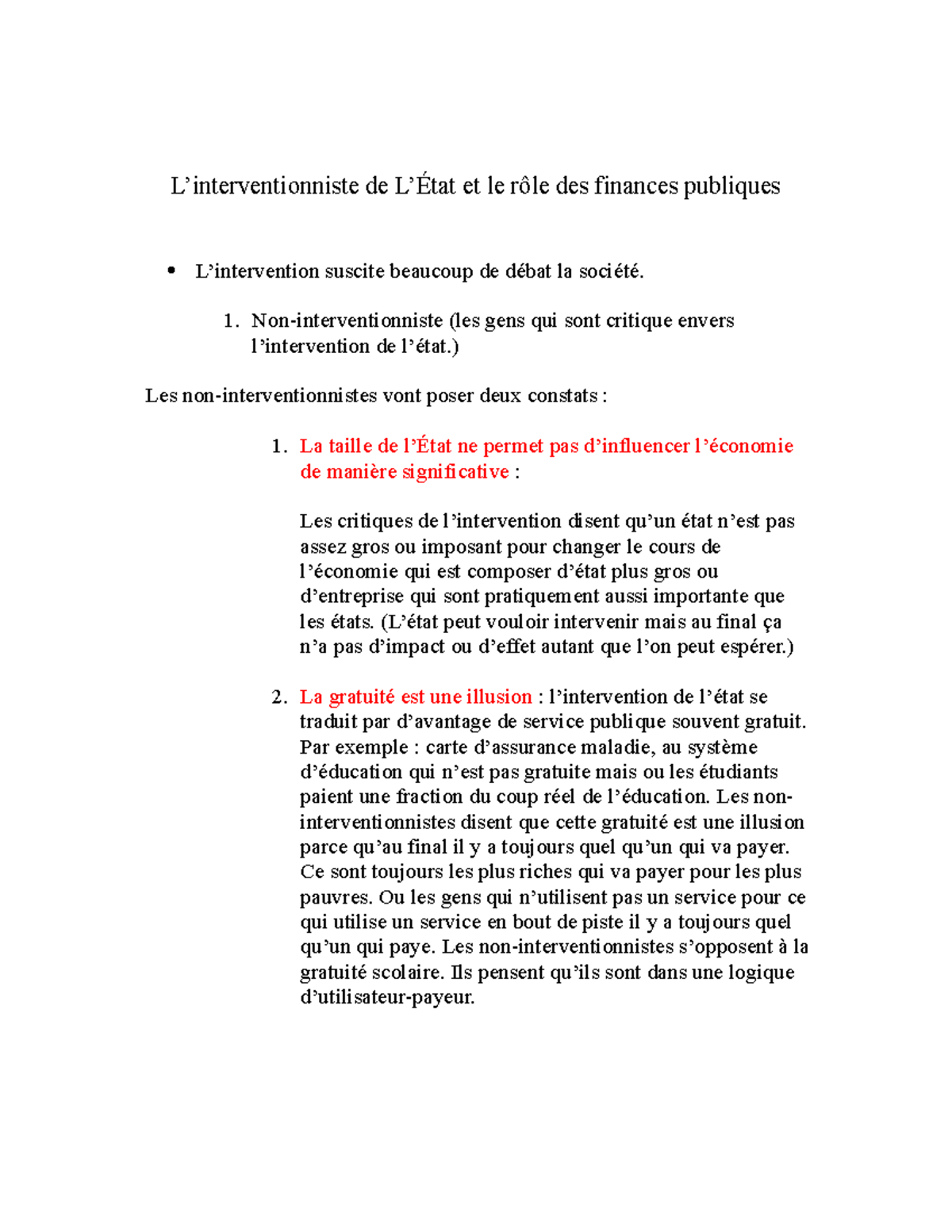 Note De Cours Pol4762 Politique De Finance Publique - 