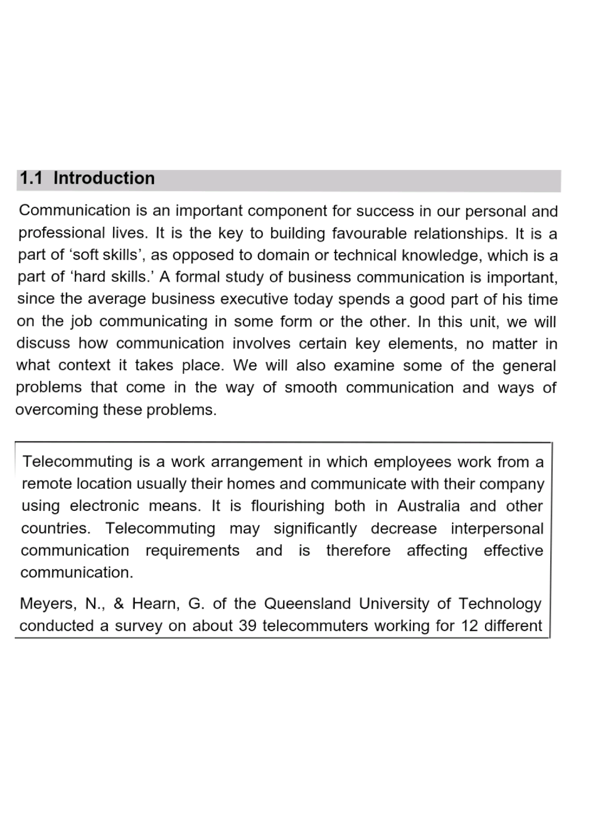 dissertation on communication management