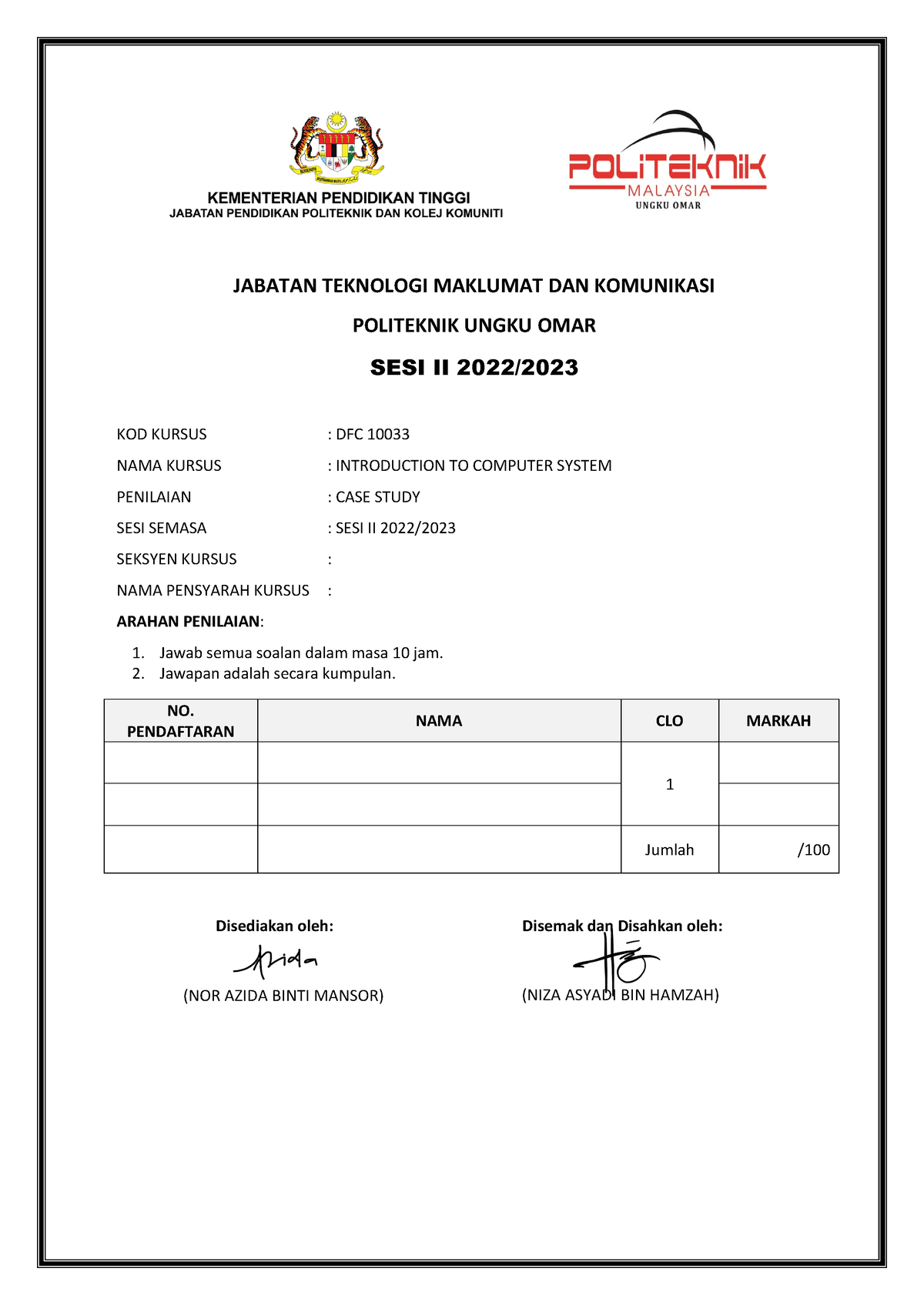 CASE Study SESI DIS 2022 - JABATAN TEKNOLOGI MAKLUMAT DAN KOMUNIKASI ...