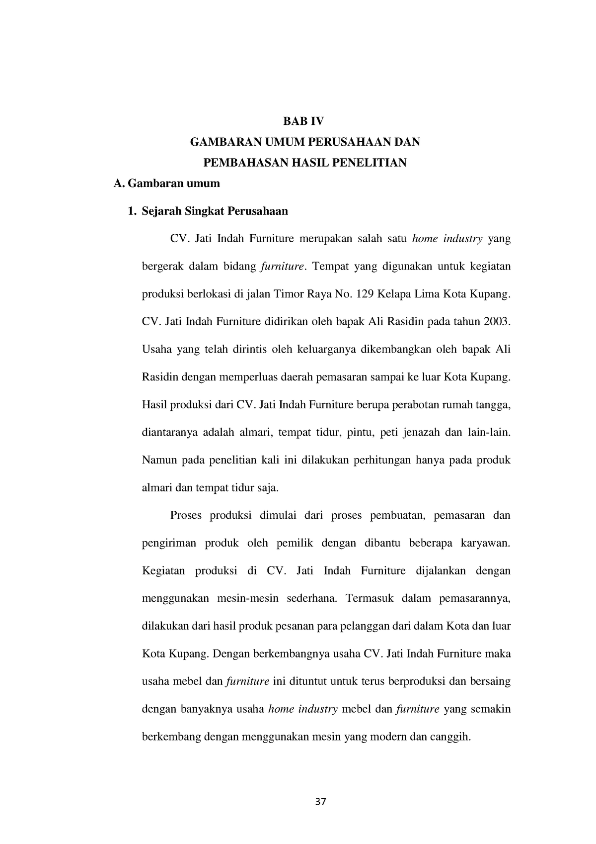 BAB IV - PEMBAHASAN - BAB IV GAMBARAN UMUM PERUSAHAAN DAN PEMBAHASAN ...