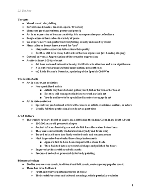 Anthro 101 Exam 1 Notes - Week 1: 4 subfields of anthropology (1 ...