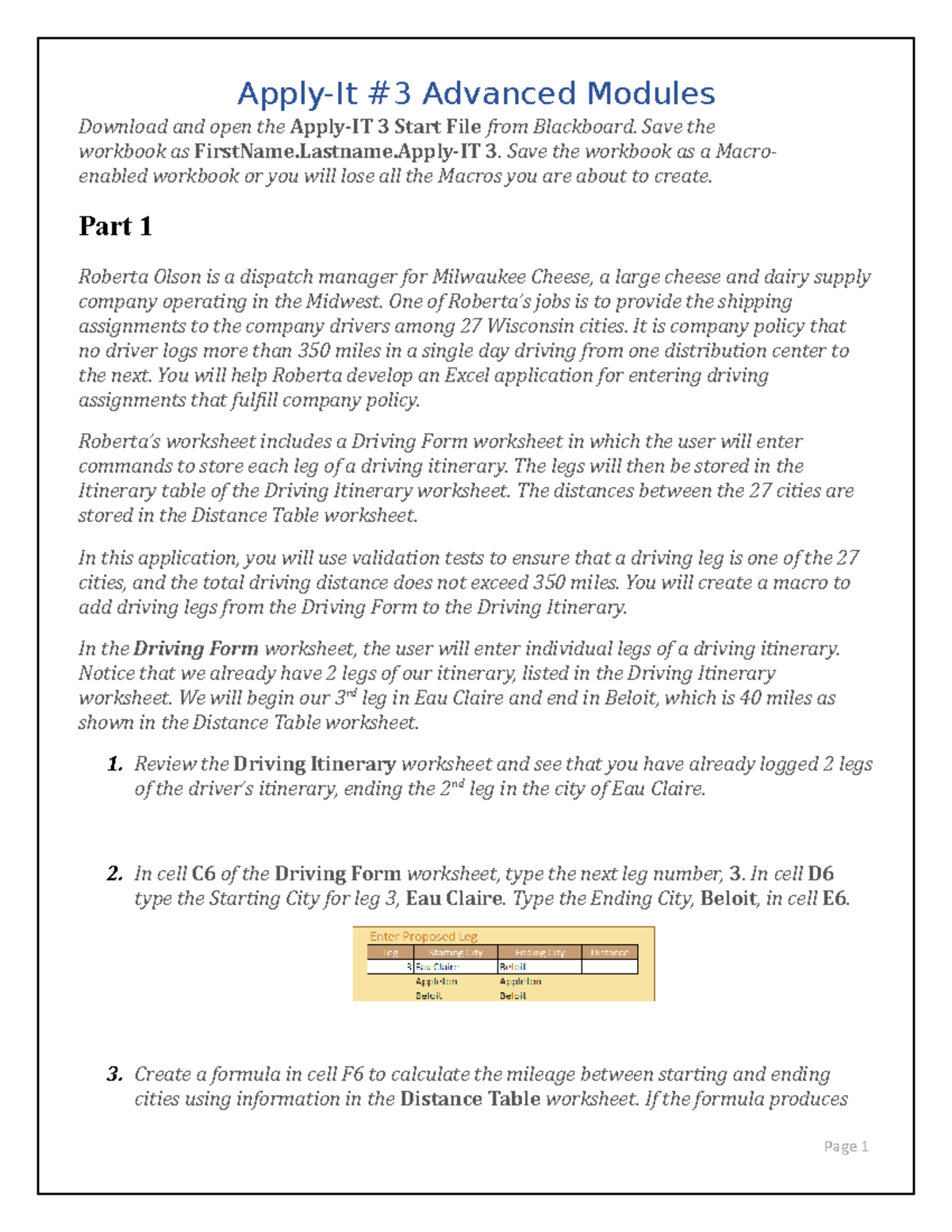 Apply-IT 3 Instructions Fall 22 - Apply-It #3 Advanced Modules Download ...