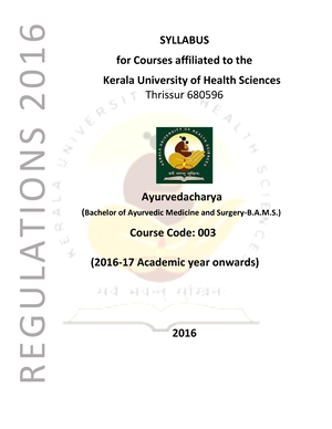 B.a.m.s 2016 onwrd Syllabus SYLLABUS for Courses affiliated to