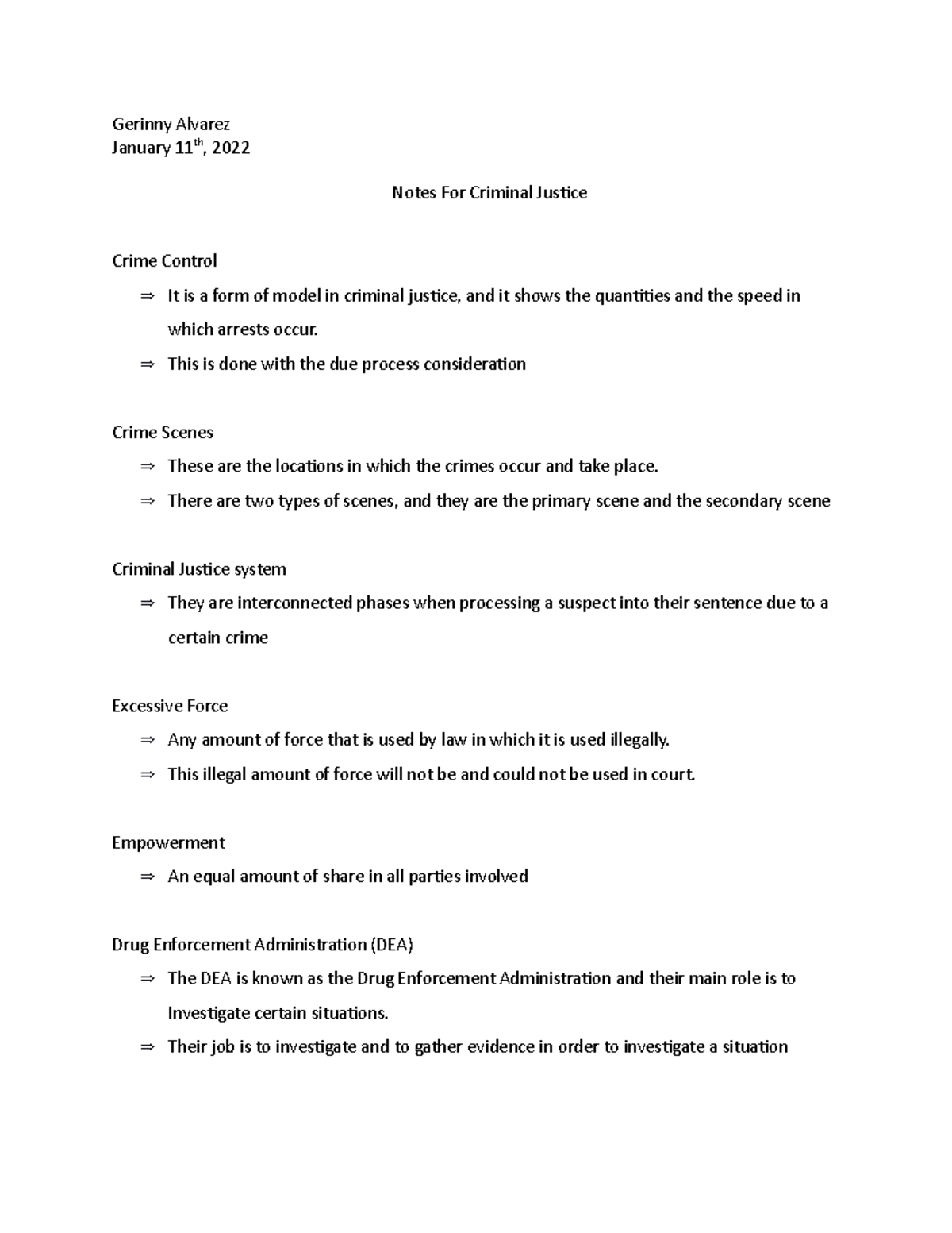 criminal-justice-lecture-notes-gerinny-alvarez-january-11th-2022