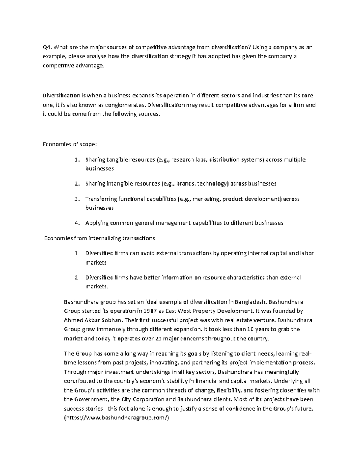 Porter's National Diamond theory - Q4. What are the major sources of ...