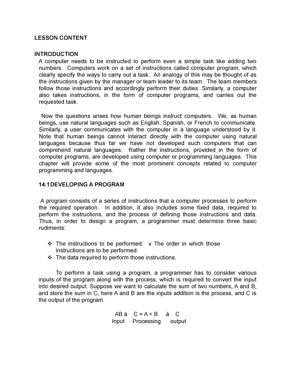 what-is-program-development-lesson-content-introduction-a-computer